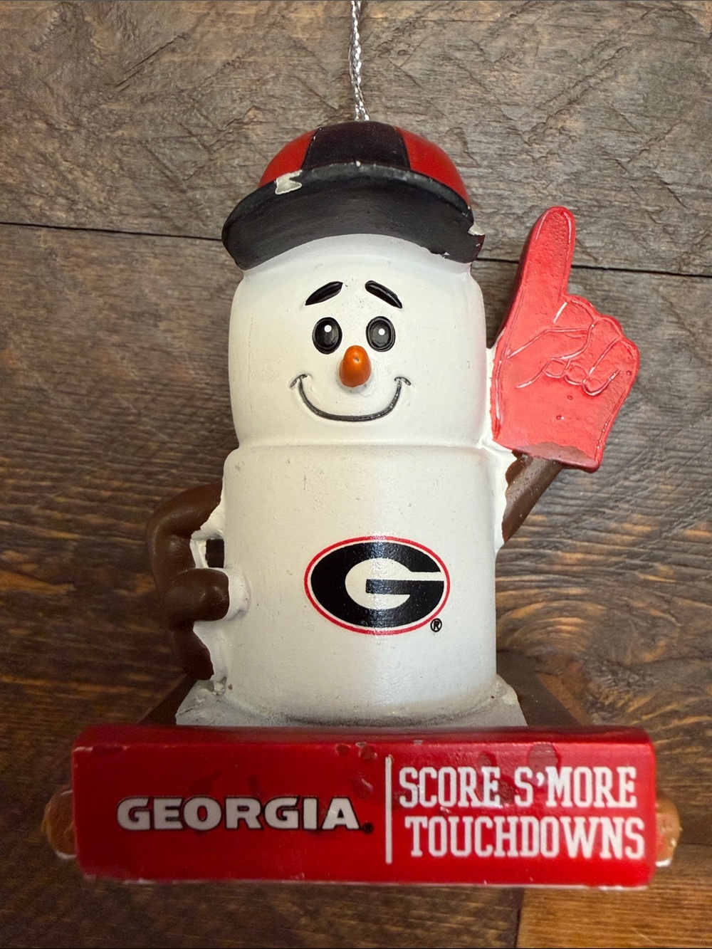 NWT NCAA Georgia Bulldogs Smores Christmas Ornament Score S'more Touchdowns UGA